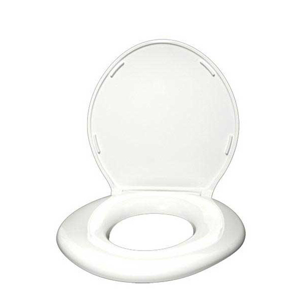 Standard Toilet Seat With Cover - White