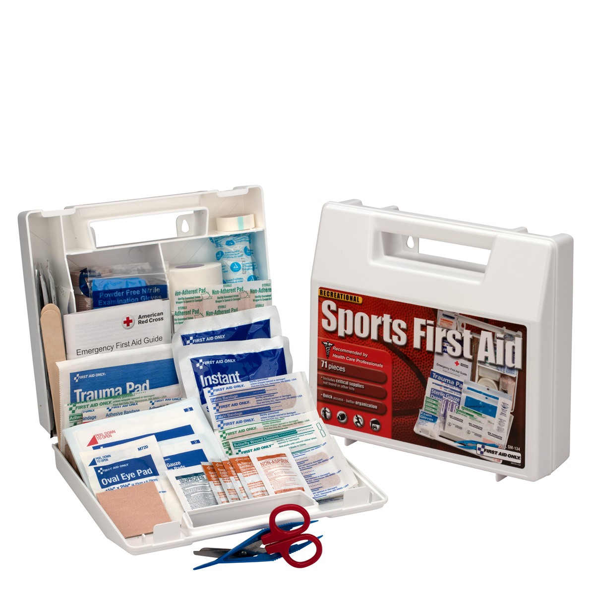 Sports Kit, 71 Piece, Large Plastic Case