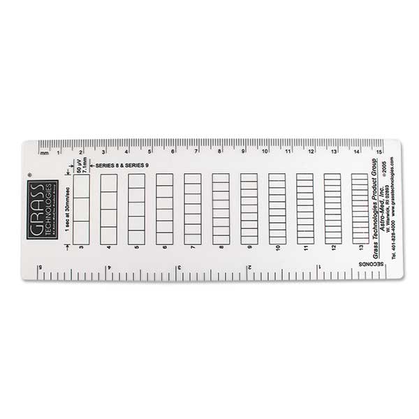 Grass Recording Aid, Frequency Ruler