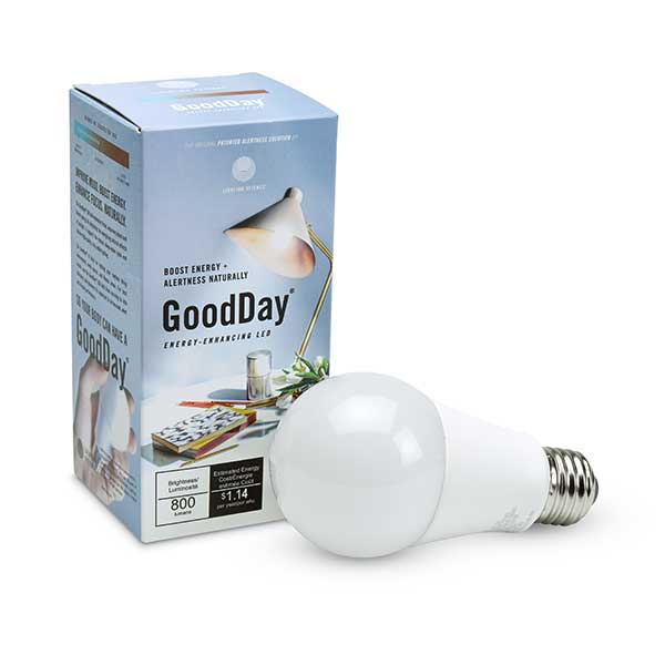 GoodDay Energy-Enhancing A19 LED Bulb