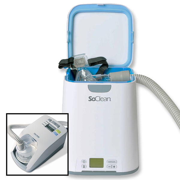 SoClean 2 CPAP Cleaner and Sanitizing Machine with Fisher & Paykel 600 Series Heated Hose Adapter