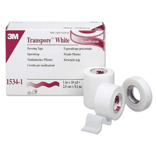 3M Transpore White Medical Tape 2 x 10 Yd