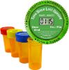 Picture of TimerCap Automatically Displays Time Since Last Opened - Built-in Stopwatch Smart Pill Bottle Cap Medication Reminder Case ( Qty 4 - 1.8 oz Amber Bottles) CRC