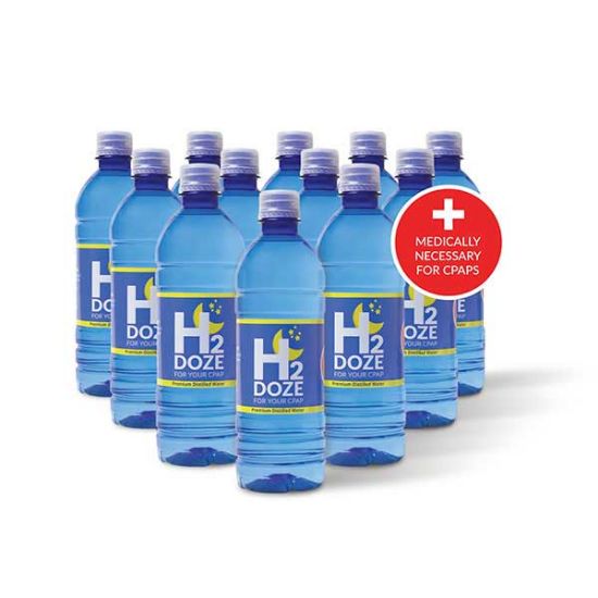 Picture of H2Doze Distilled Water for CPAP Humidifiers (12 pack)